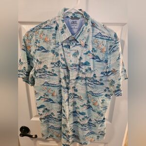 Men's Izod Saltwater Shirt, Medium